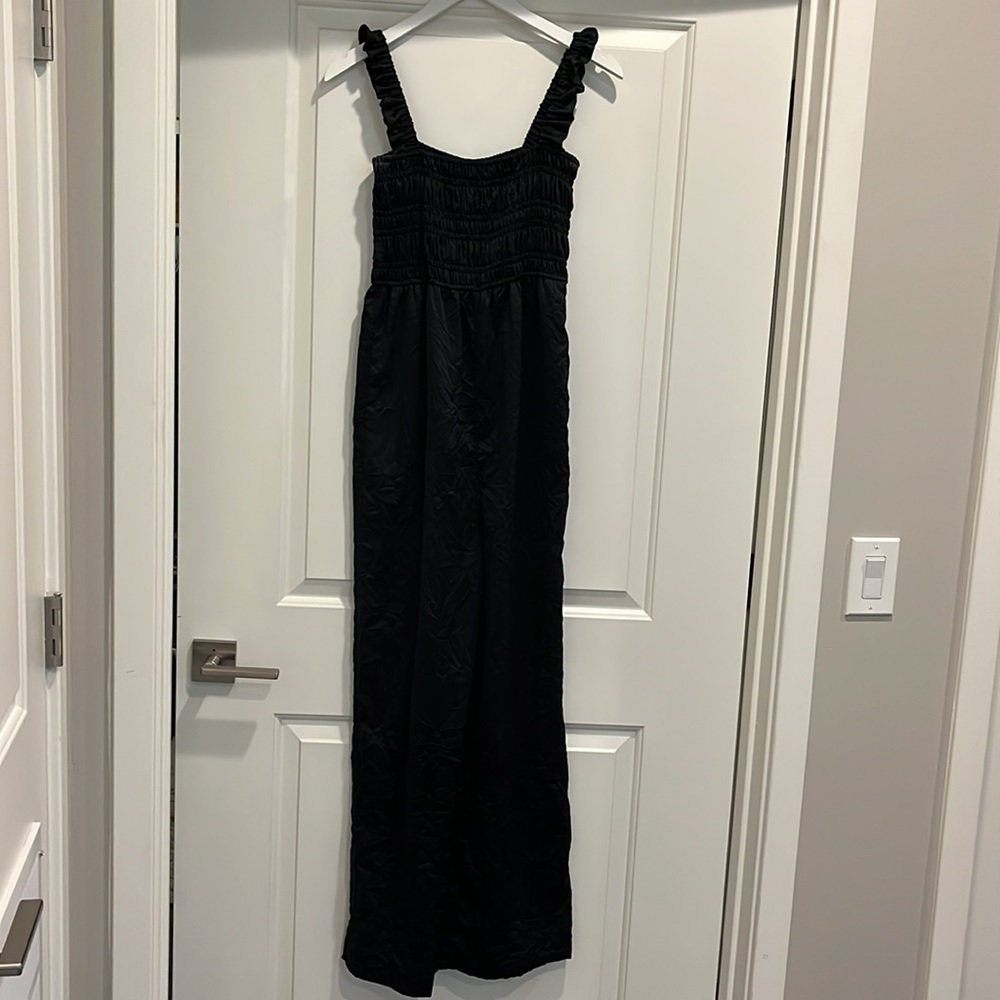 GANNI Crinkled Satin Jumpsuit EUC - Picture 8 of 8